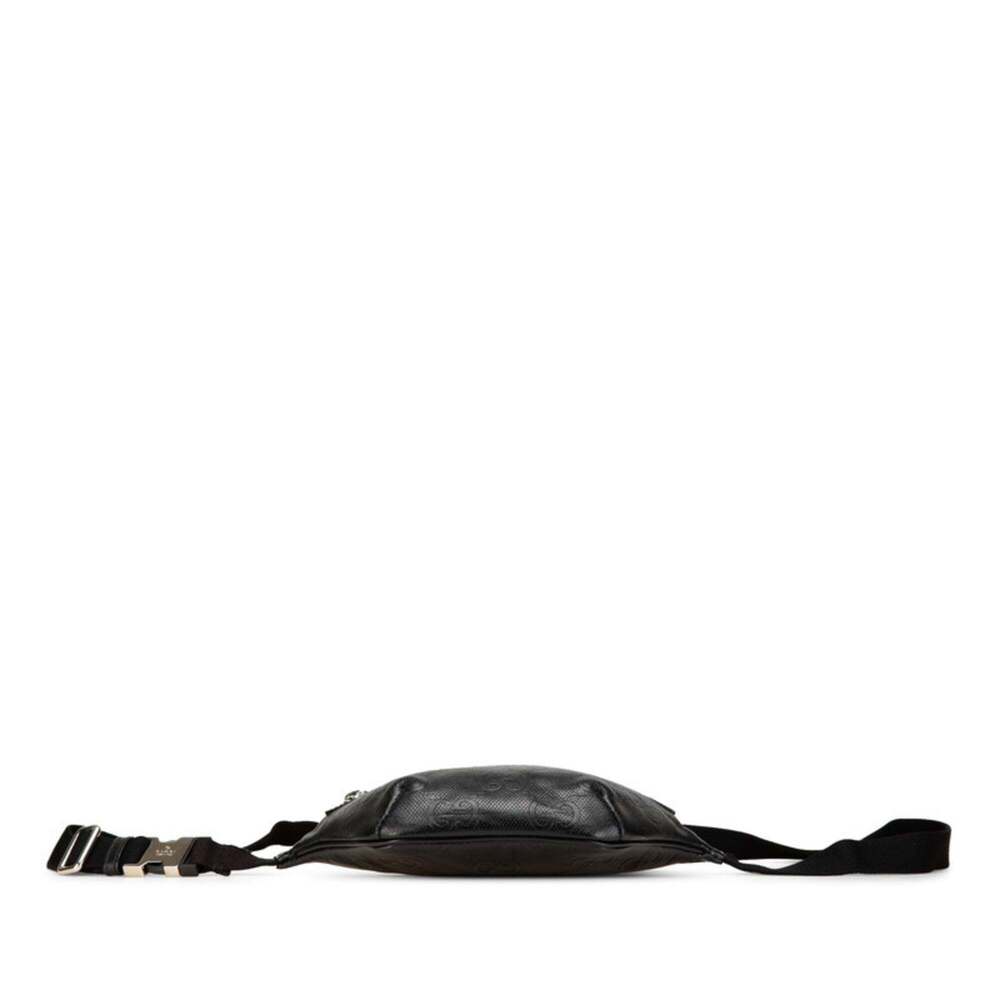 GUCCI Authentic Black Leather Fanny Pack - Picture 3 of 10
